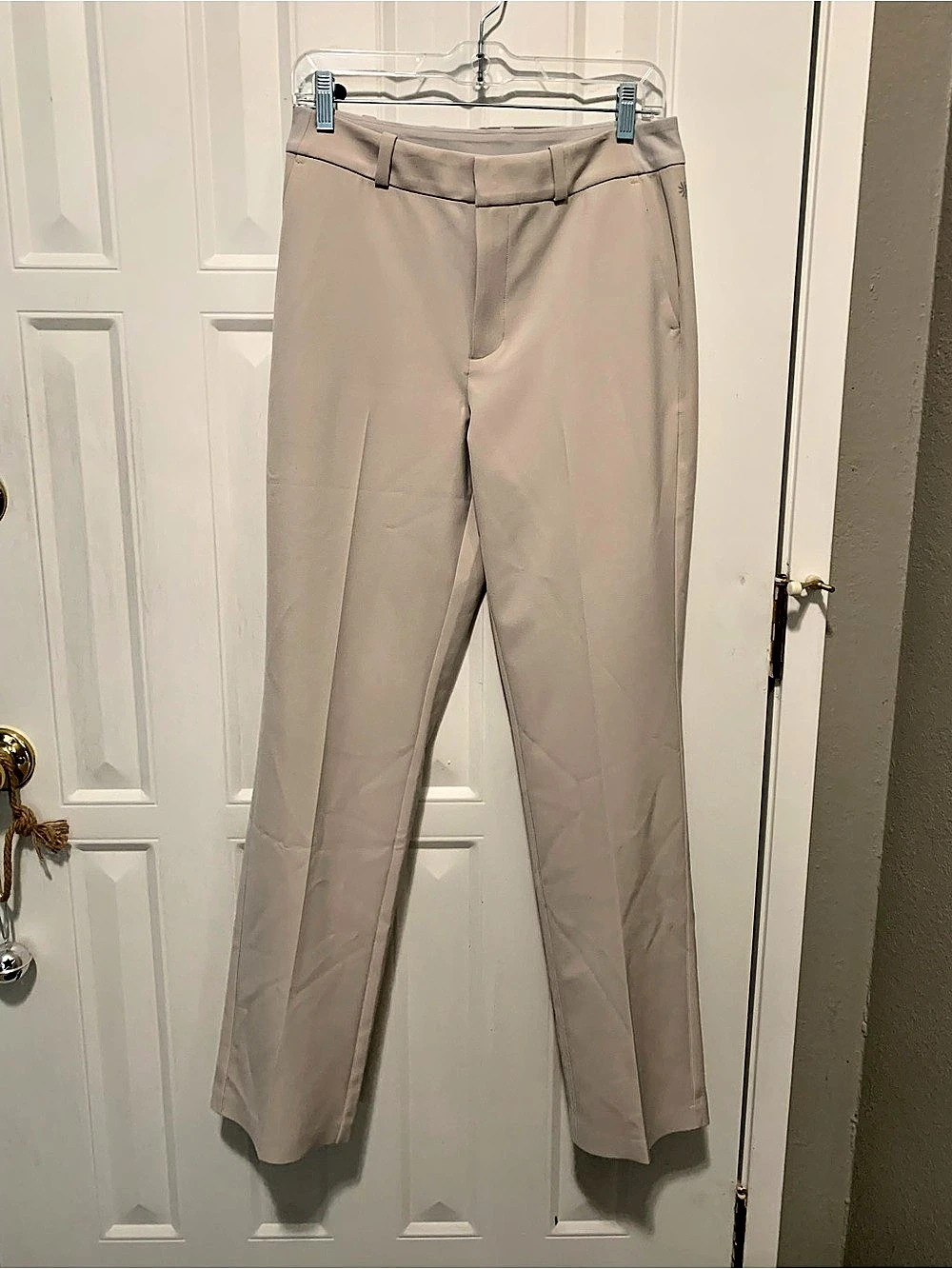 Athleta Straight Leg Pants Beige Size 6